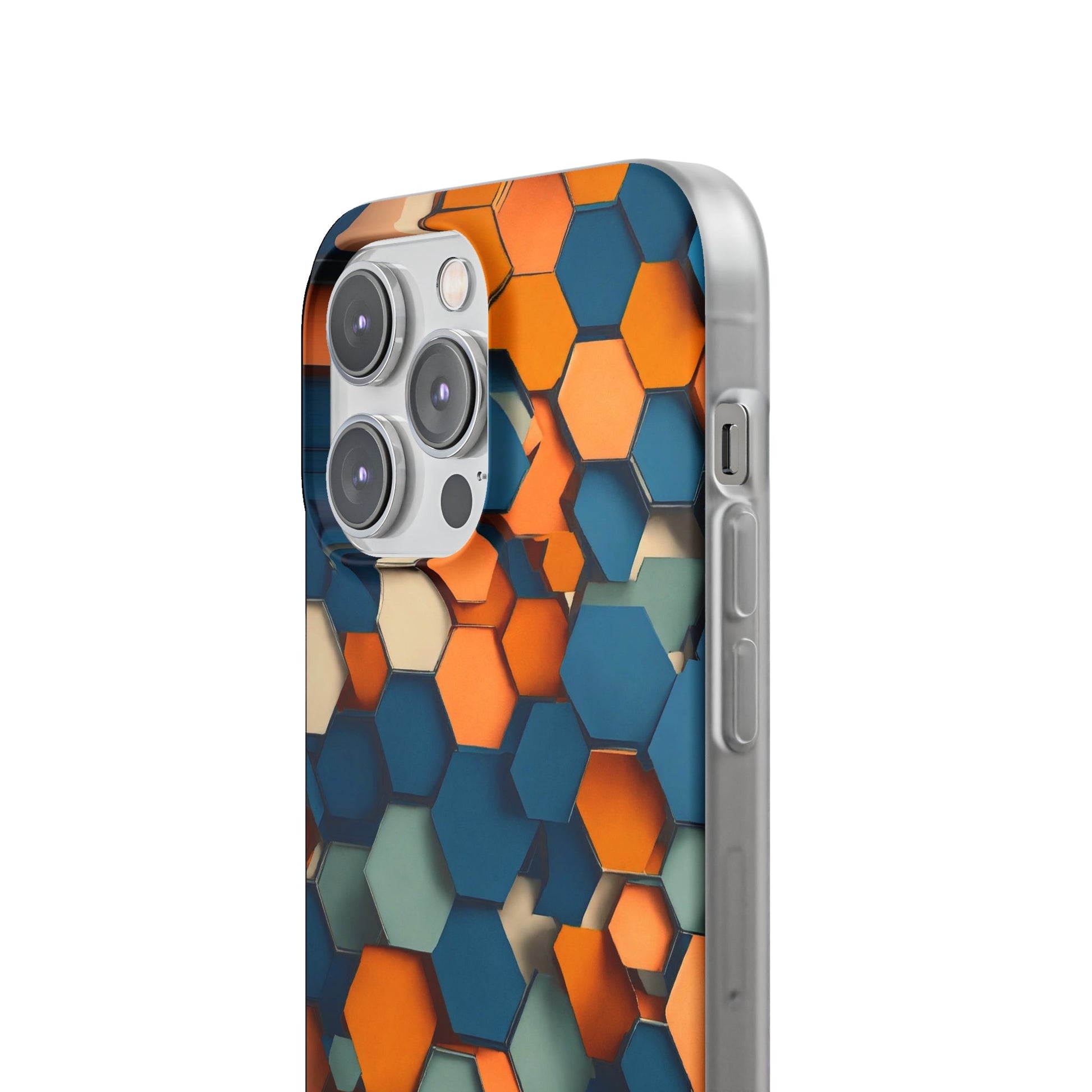 Hexagons Flexi Case - Colorwink