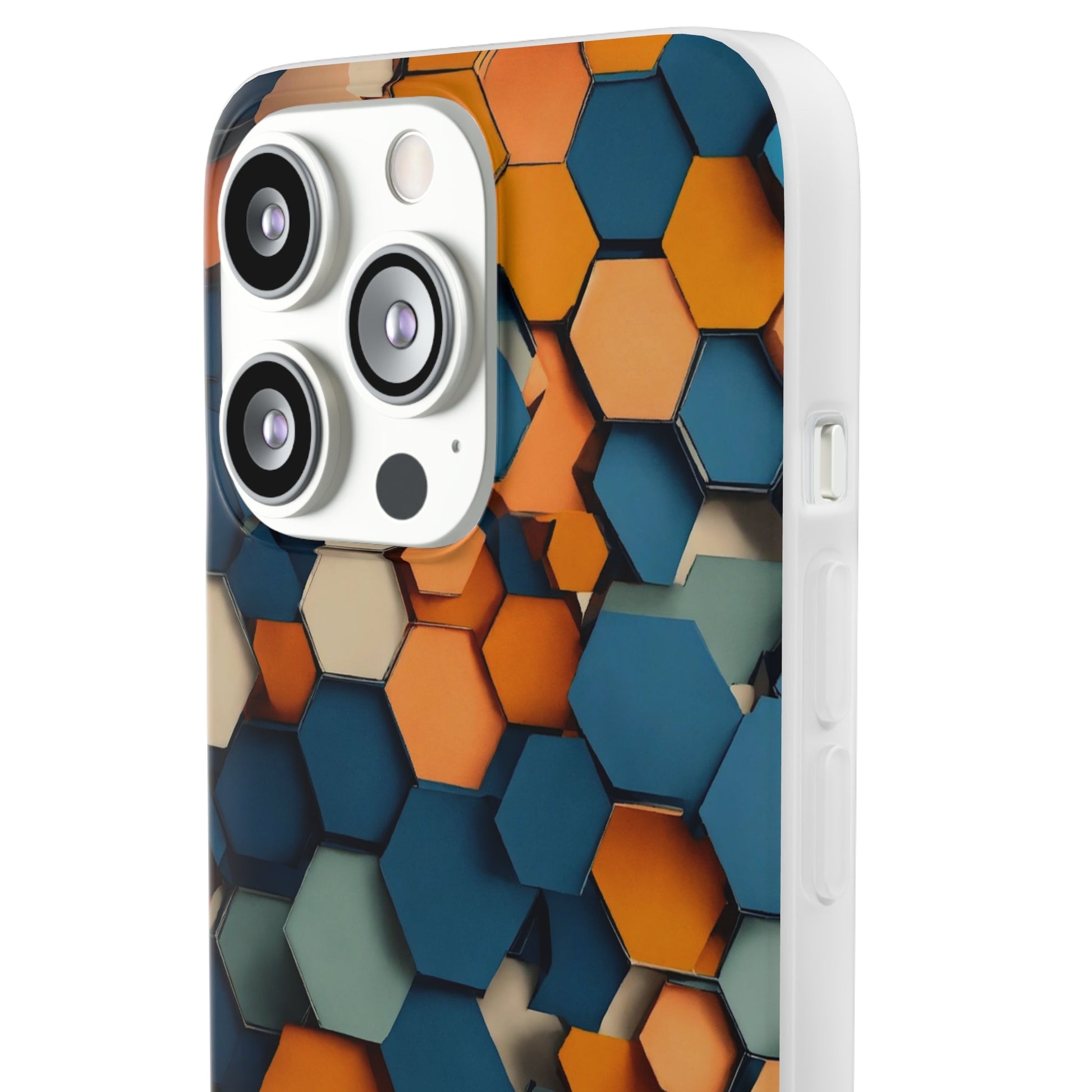 Hexagons Flexi Case - Colorwink