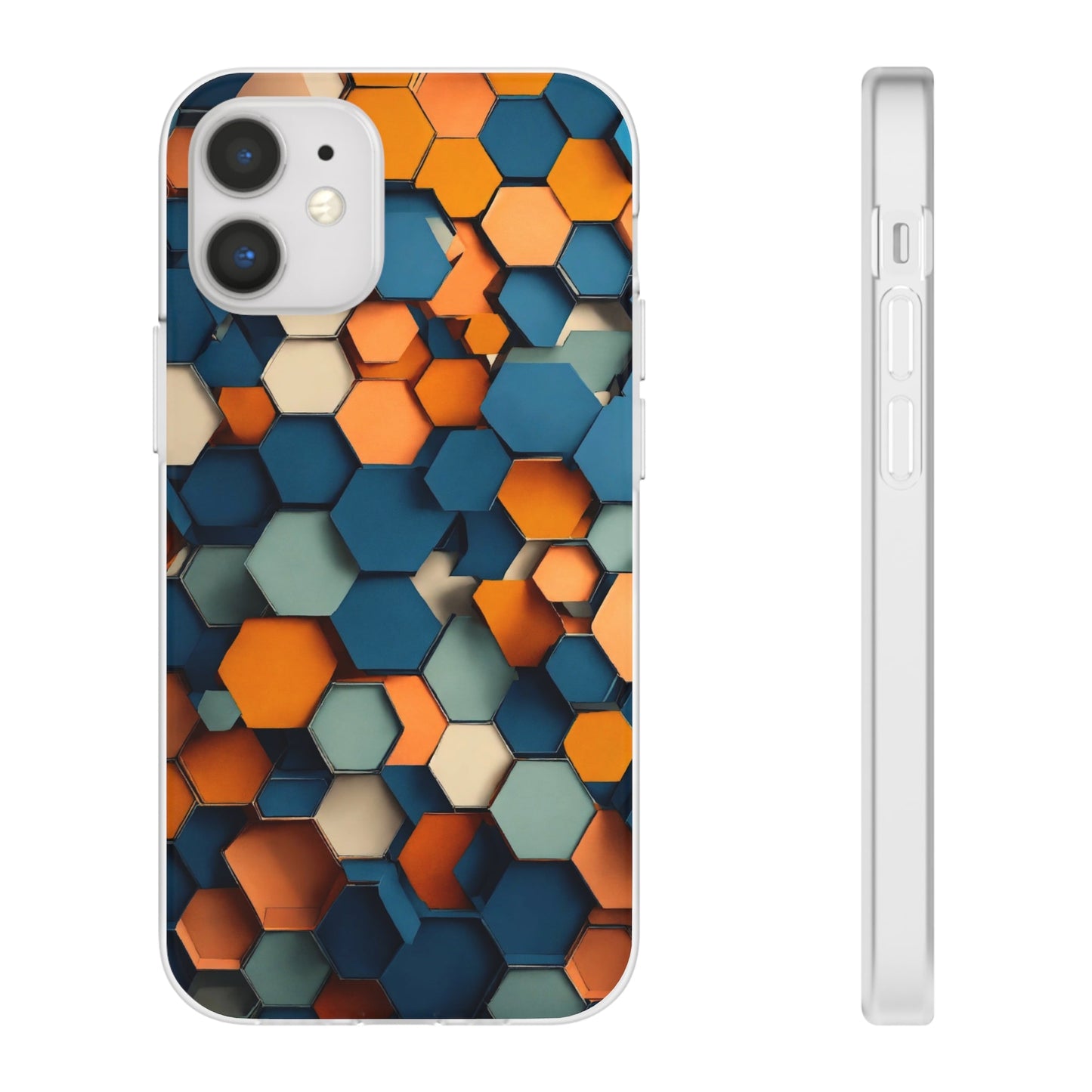 Hexagons Flexi Case - Colorwink