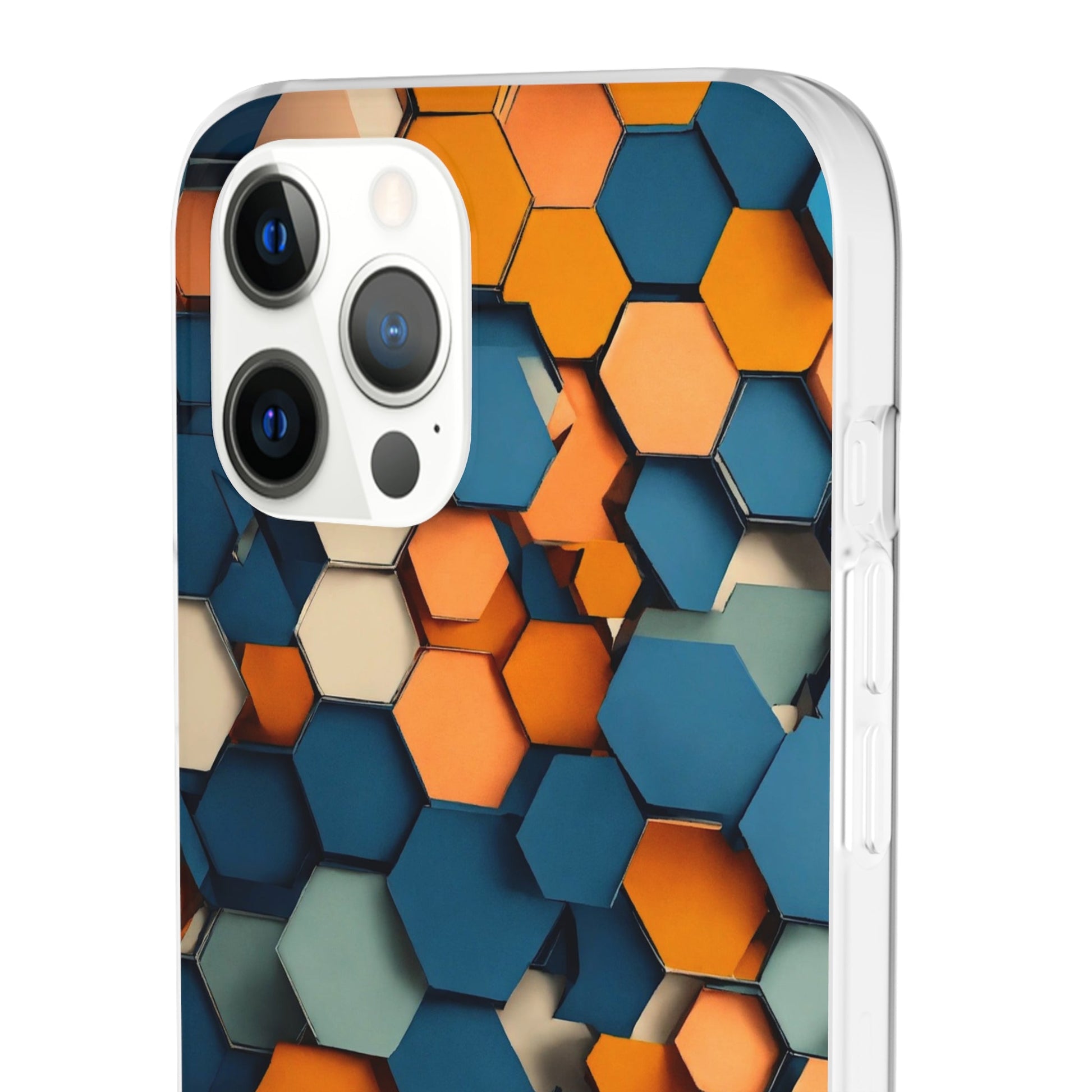 Hexagons Flexi Case - Colorwink