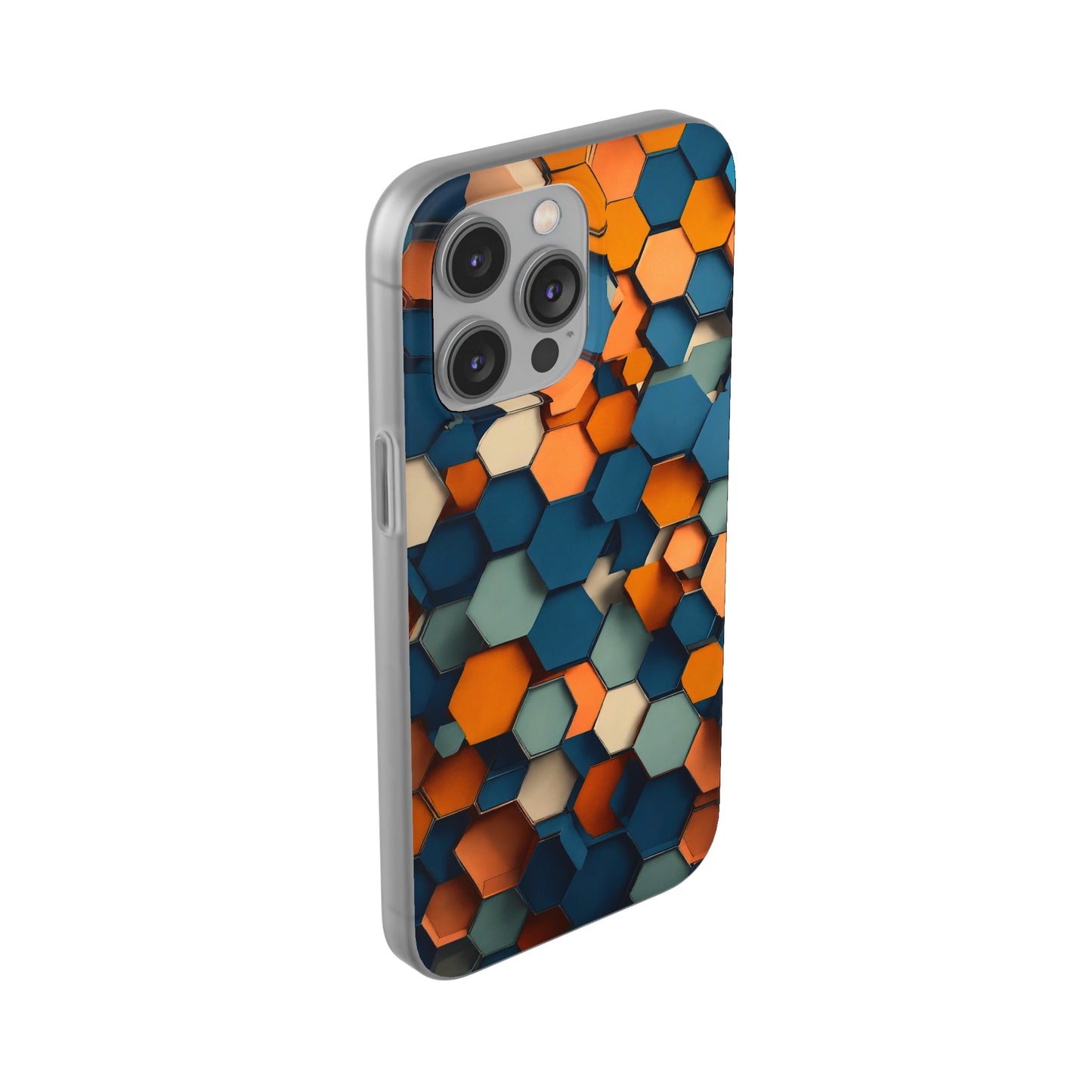 Hexagons Flexi Case - Colorwink