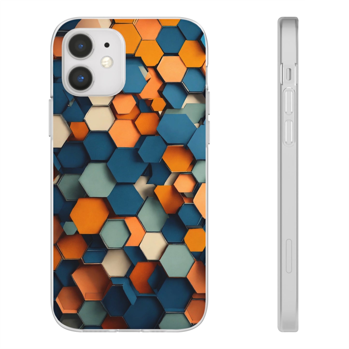 Hexagons Flexi Case - Colorwink