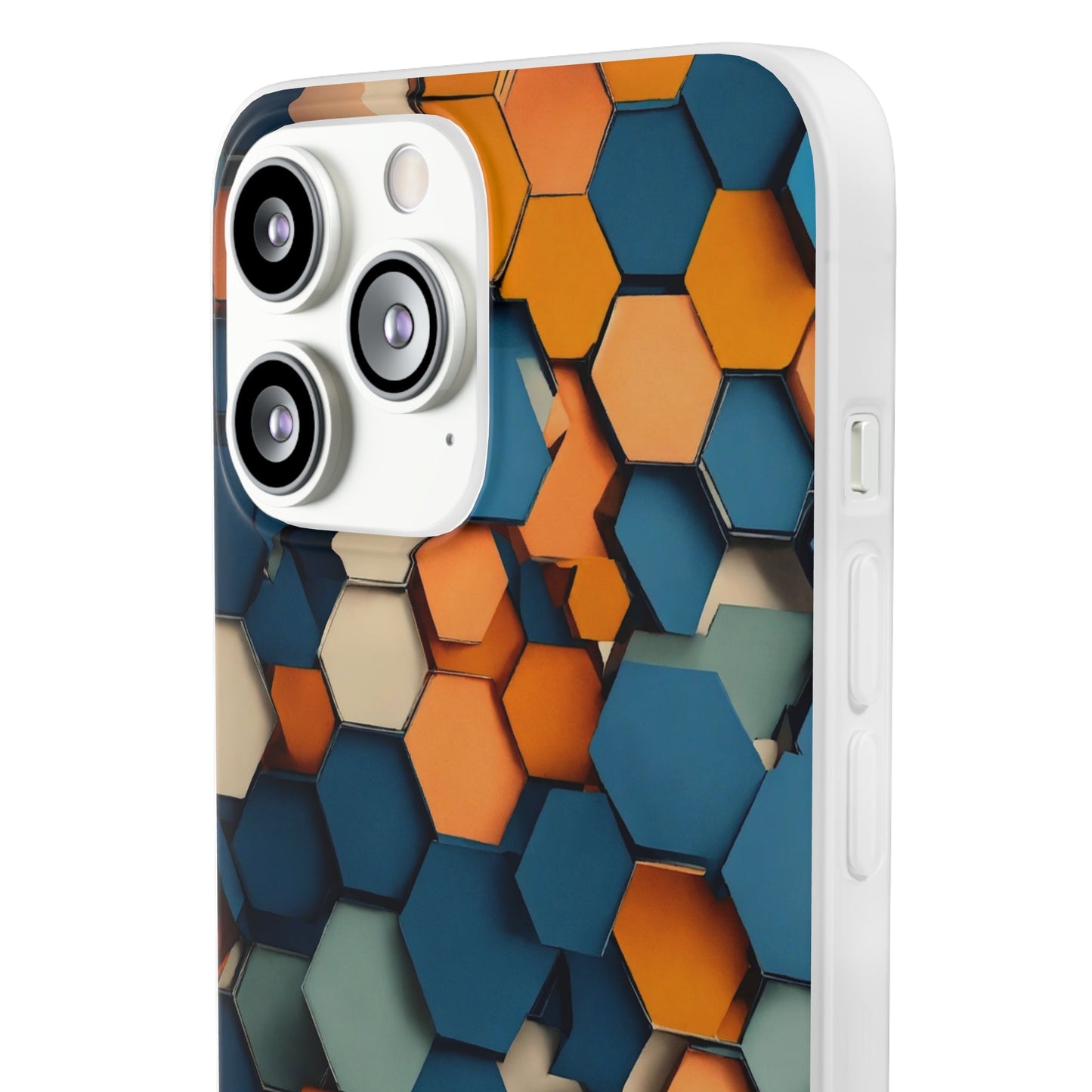 Hexagons Flexi Case - Colorwink