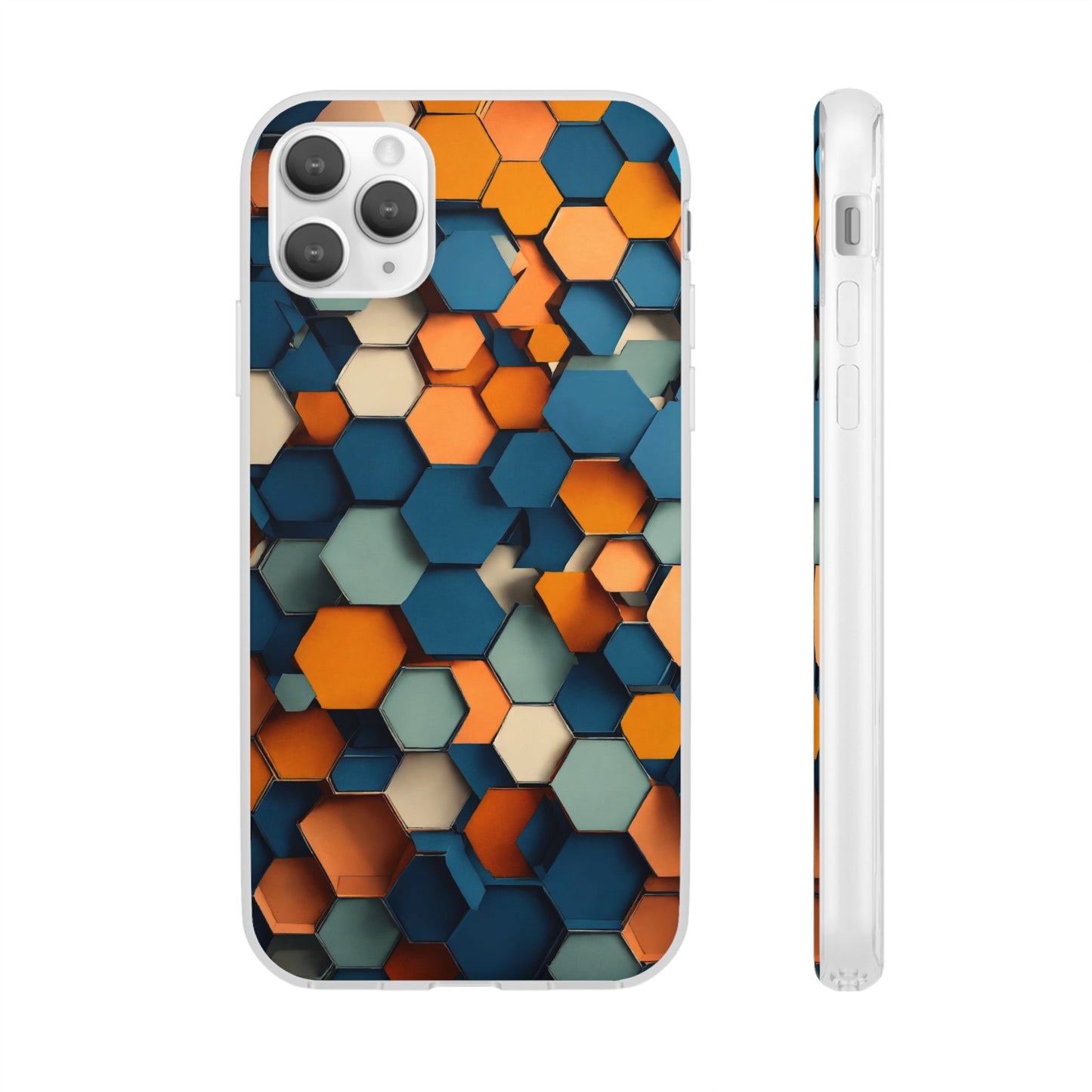 Hexagons Flexi Case - Colorwink