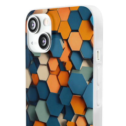 Hexagons Flexi Case - Colorwink