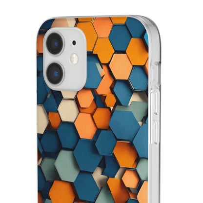 Hexagons Flexi Case - Colorwink