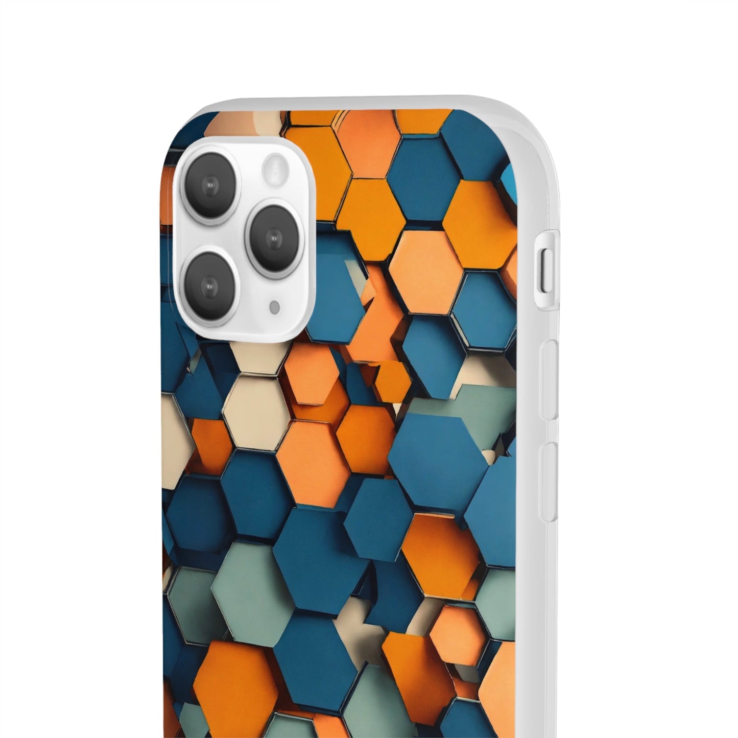 Hexagons Flexi Case - Colorwink