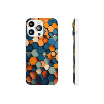 Hexagons Flexi Case - Colorwink