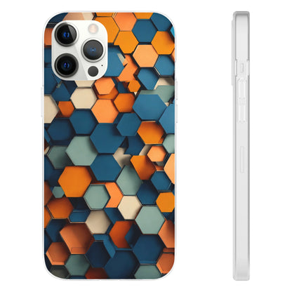 Hexagons Flexi Case - Colorwink