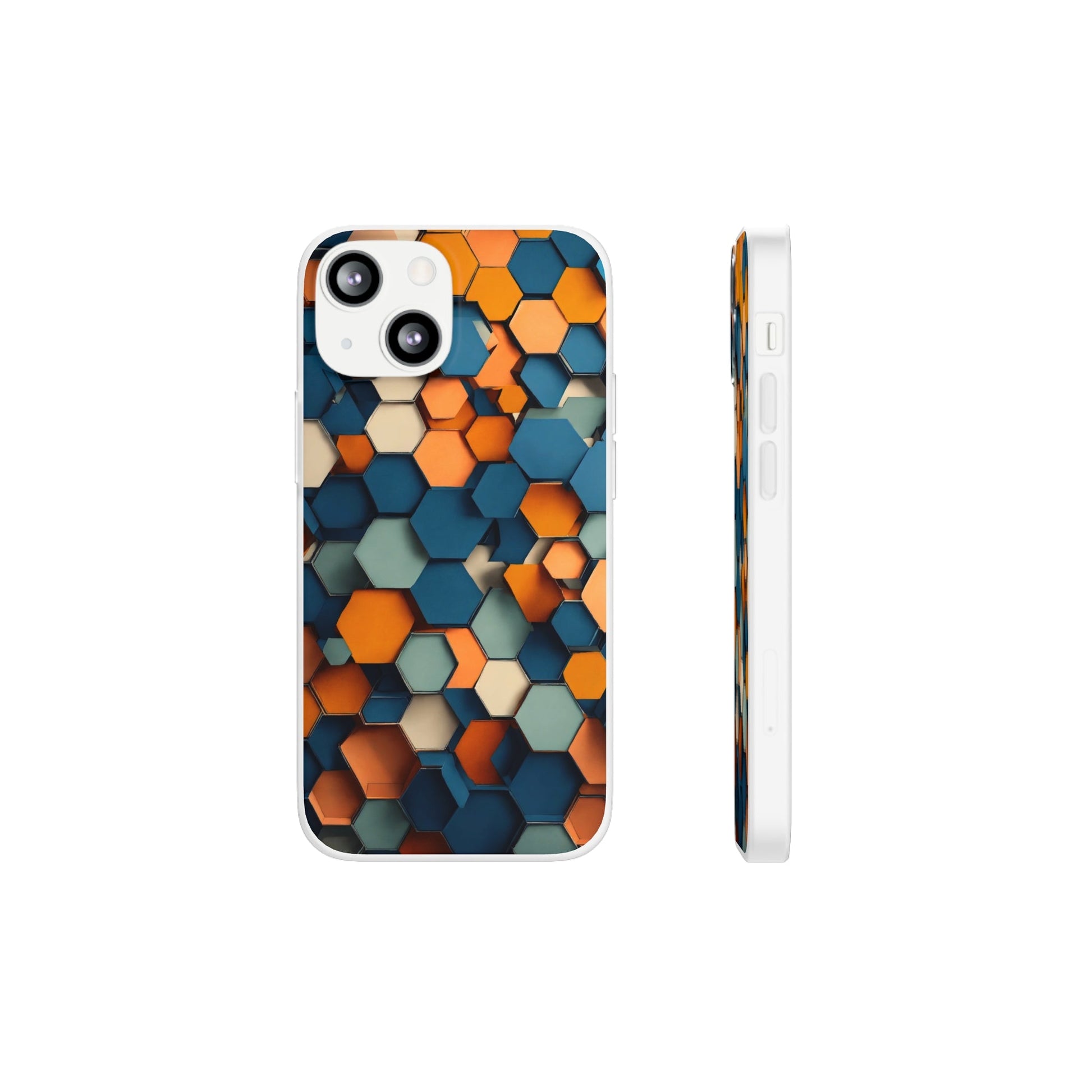 Hexagons Flexi Case - Colorwink