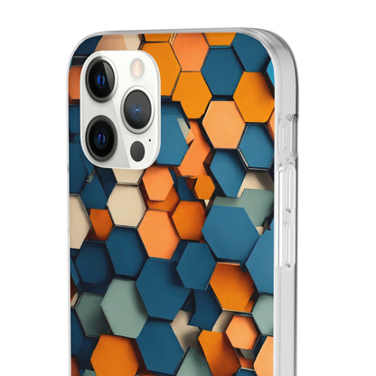 Hexagons Flexi Case - Colorwink