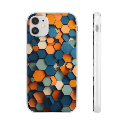 Hexagons Flexi Case - Colorwink