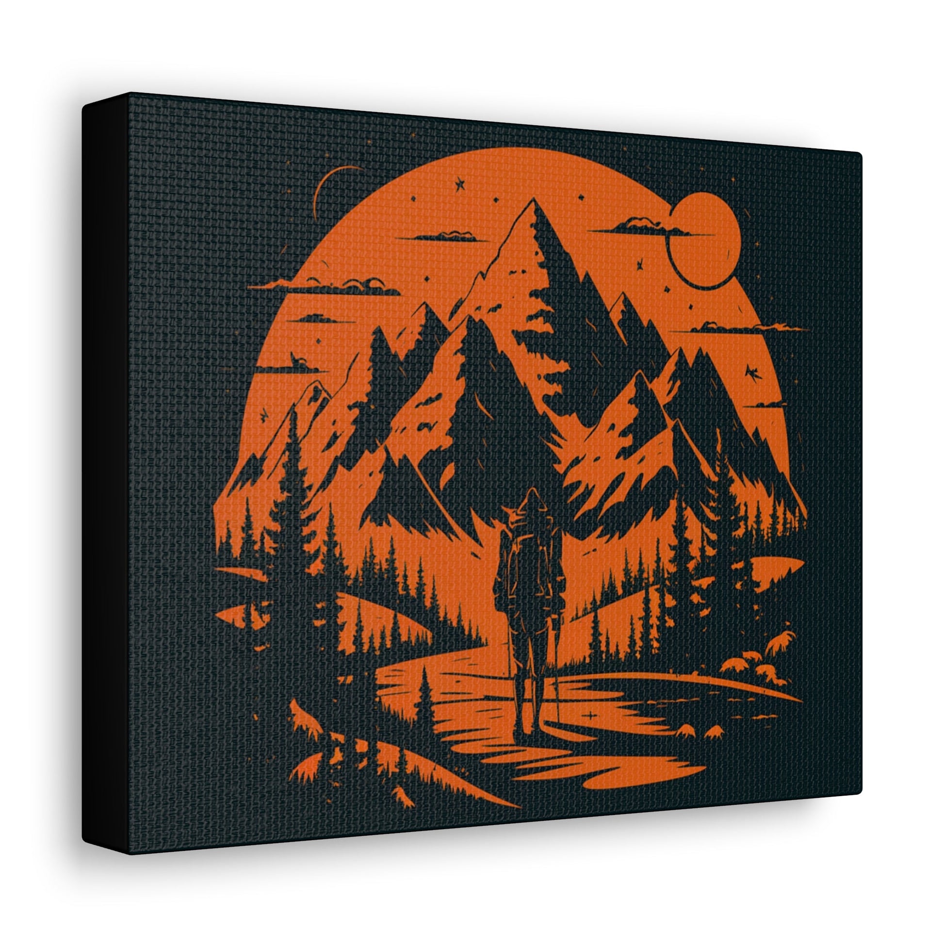 Hiker Art Canvas - Colorwink