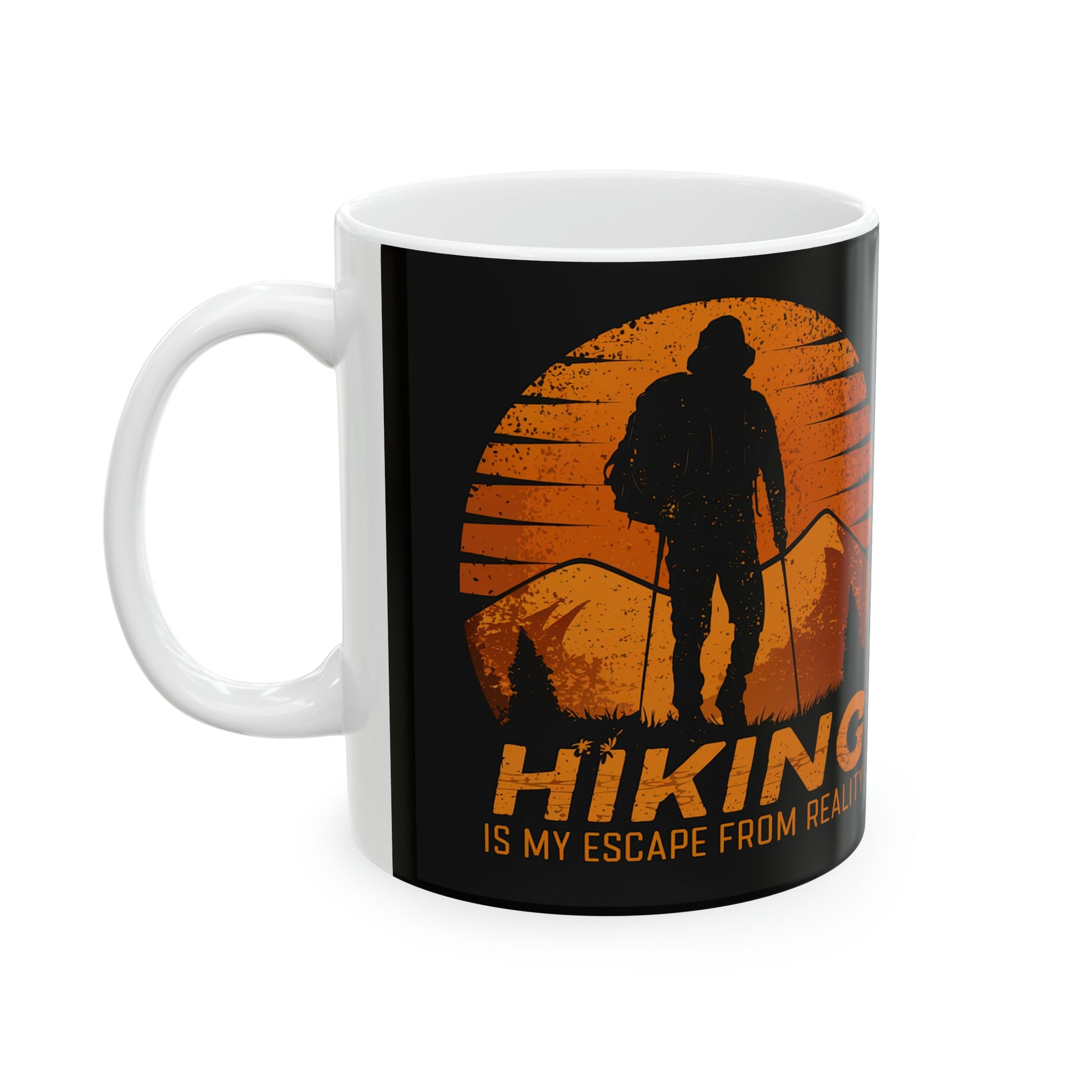 Hiking Vintage Classic Art Mug - Colorwink