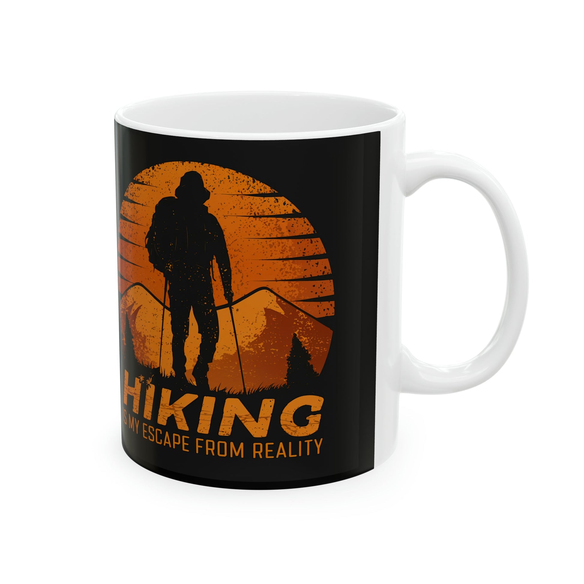 Hiking Vintage Classic Art Mug - Colorwink