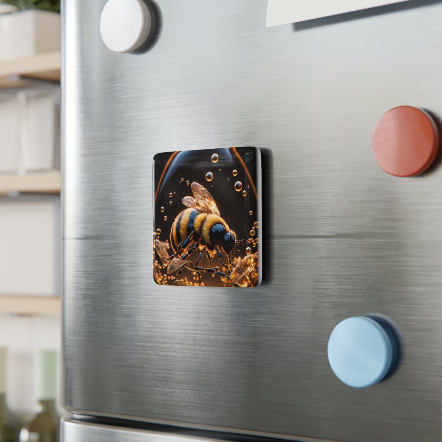 Honey Bee Fridge Magnet - Colorwink