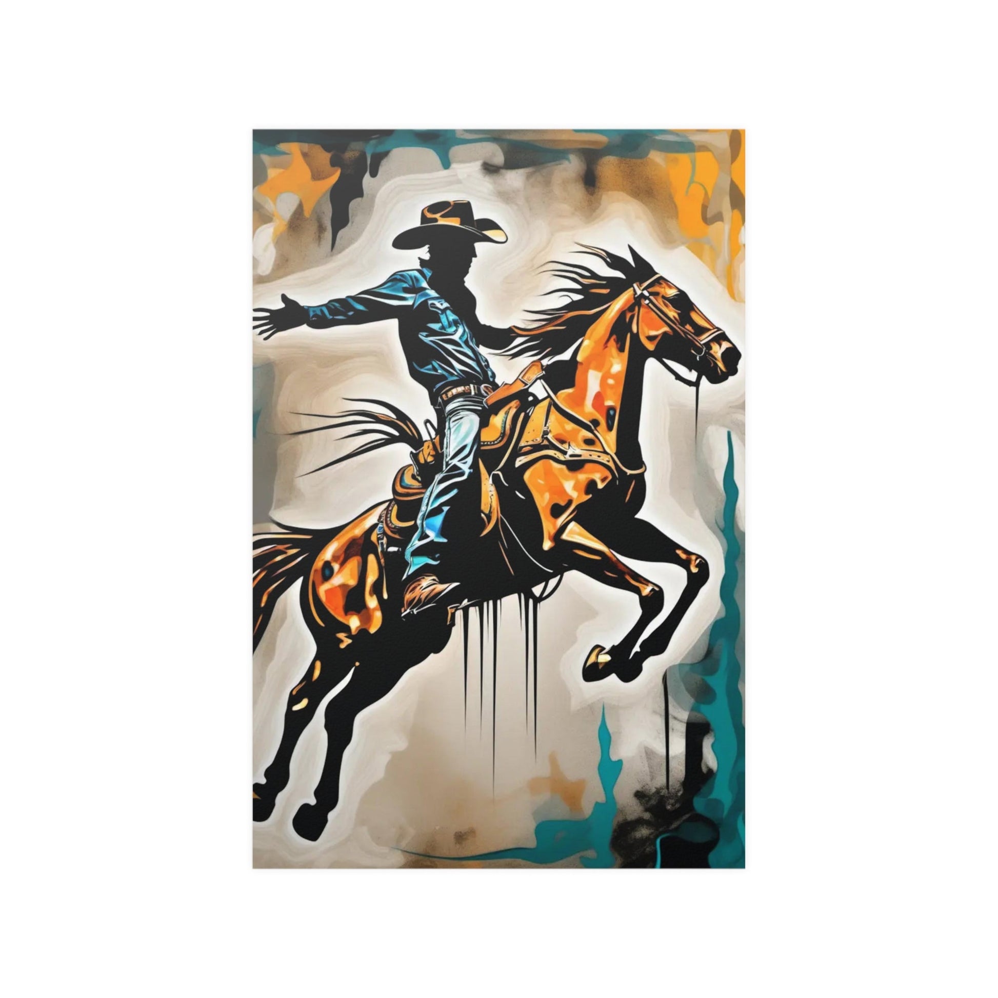 Horse Riding Poster - Colorwink