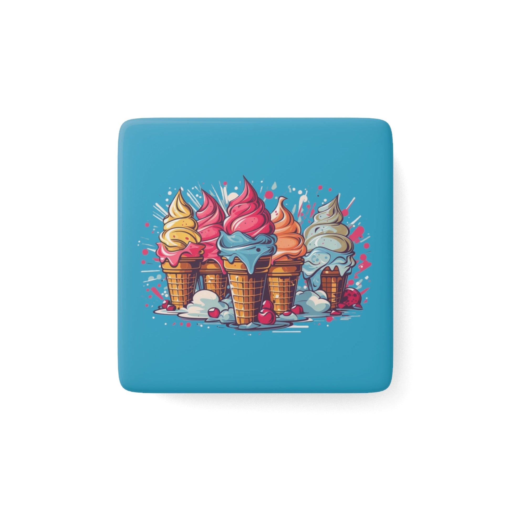 Ice Creams Fridge Magnet - Colorwink