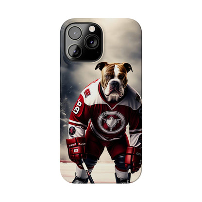 Ice Hockey Player Slim Phone Case - Colorwink