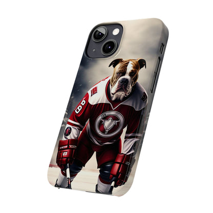 Ice Hockey Player Slim Phone Case - Colorwink