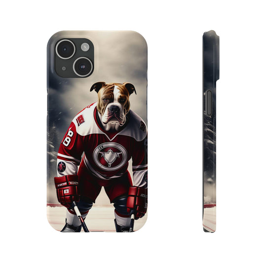 Ice Hockey Player Slim Phone Case - Colorwink