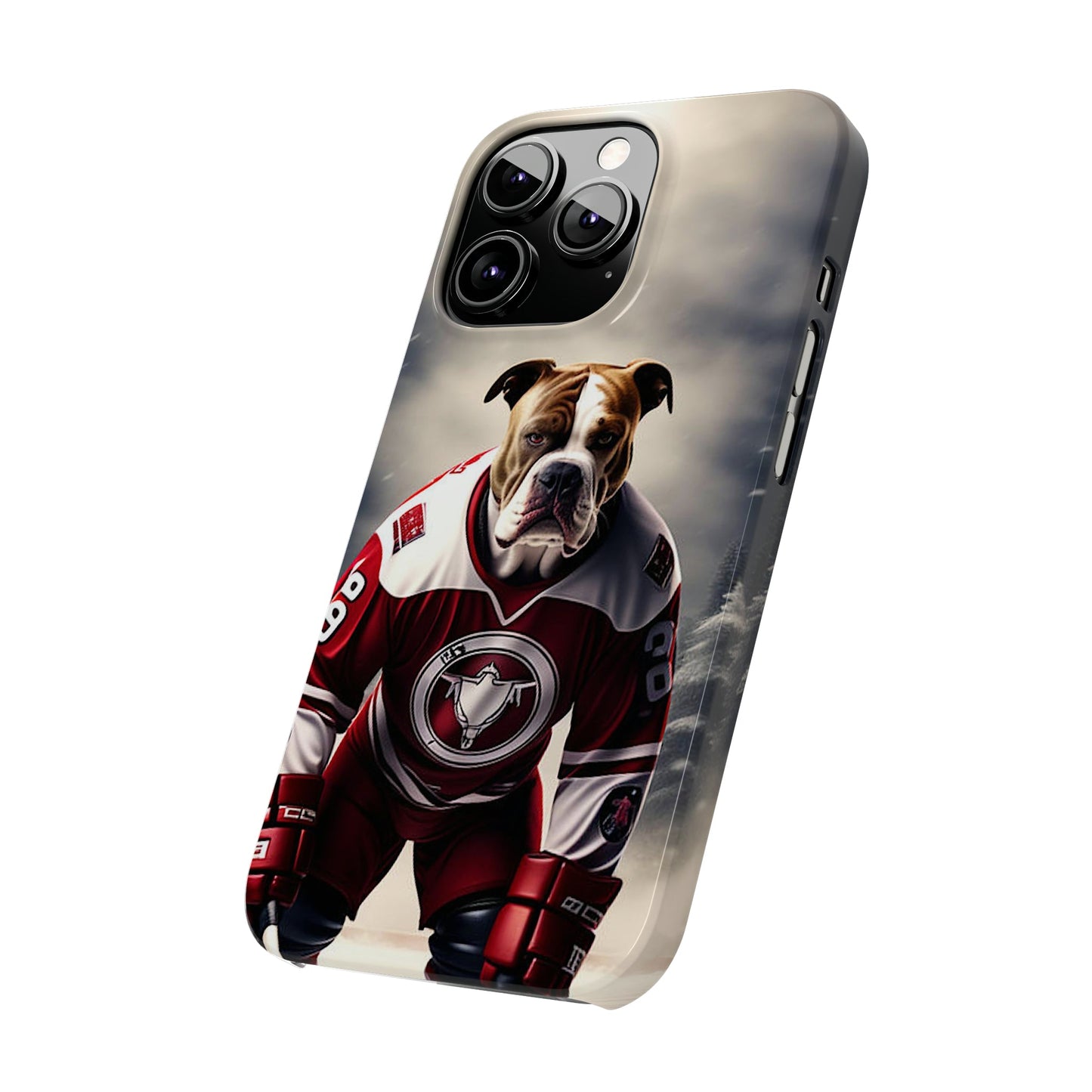 Ice Hockey Player Slim Phone Case - Colorwink