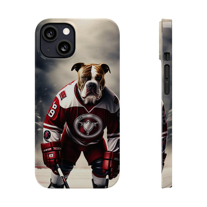 Ice Hockey Player Slim Phone Case - Colorwink