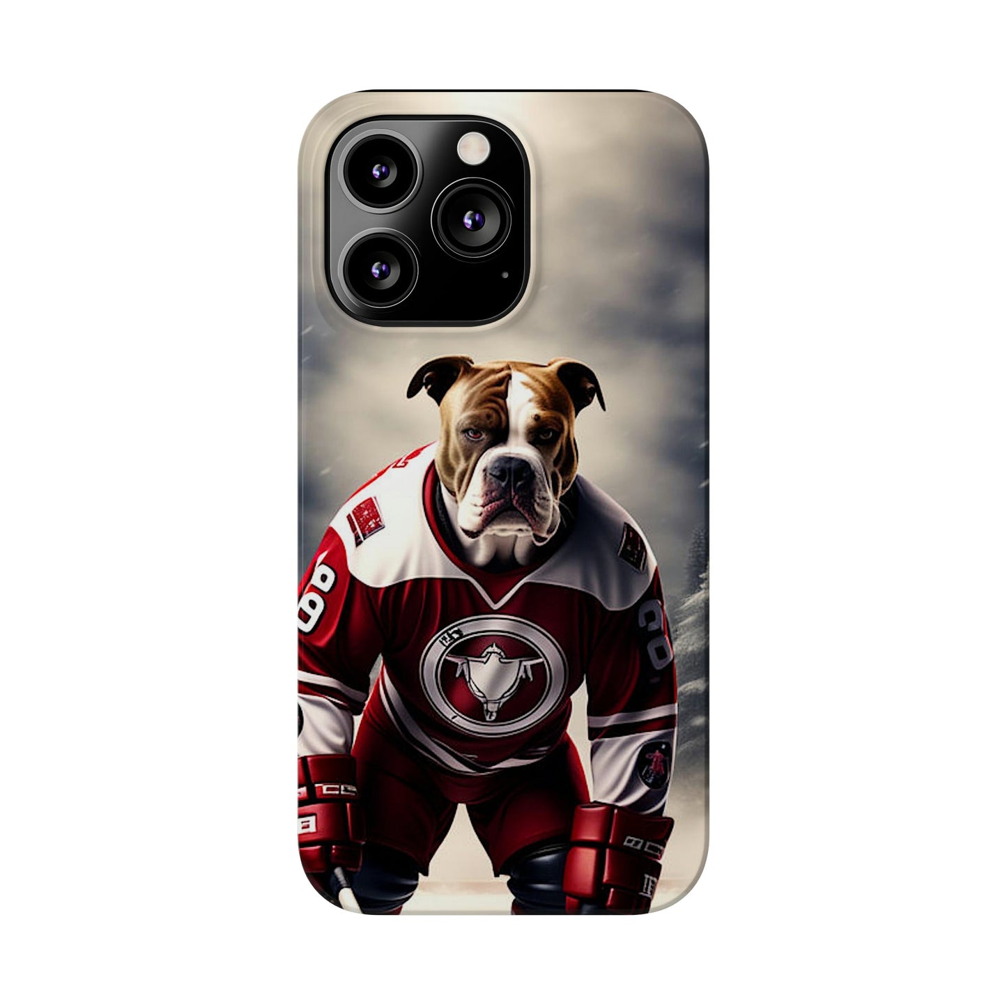 Ice Hockey Player Slim Phone Case - Colorwink