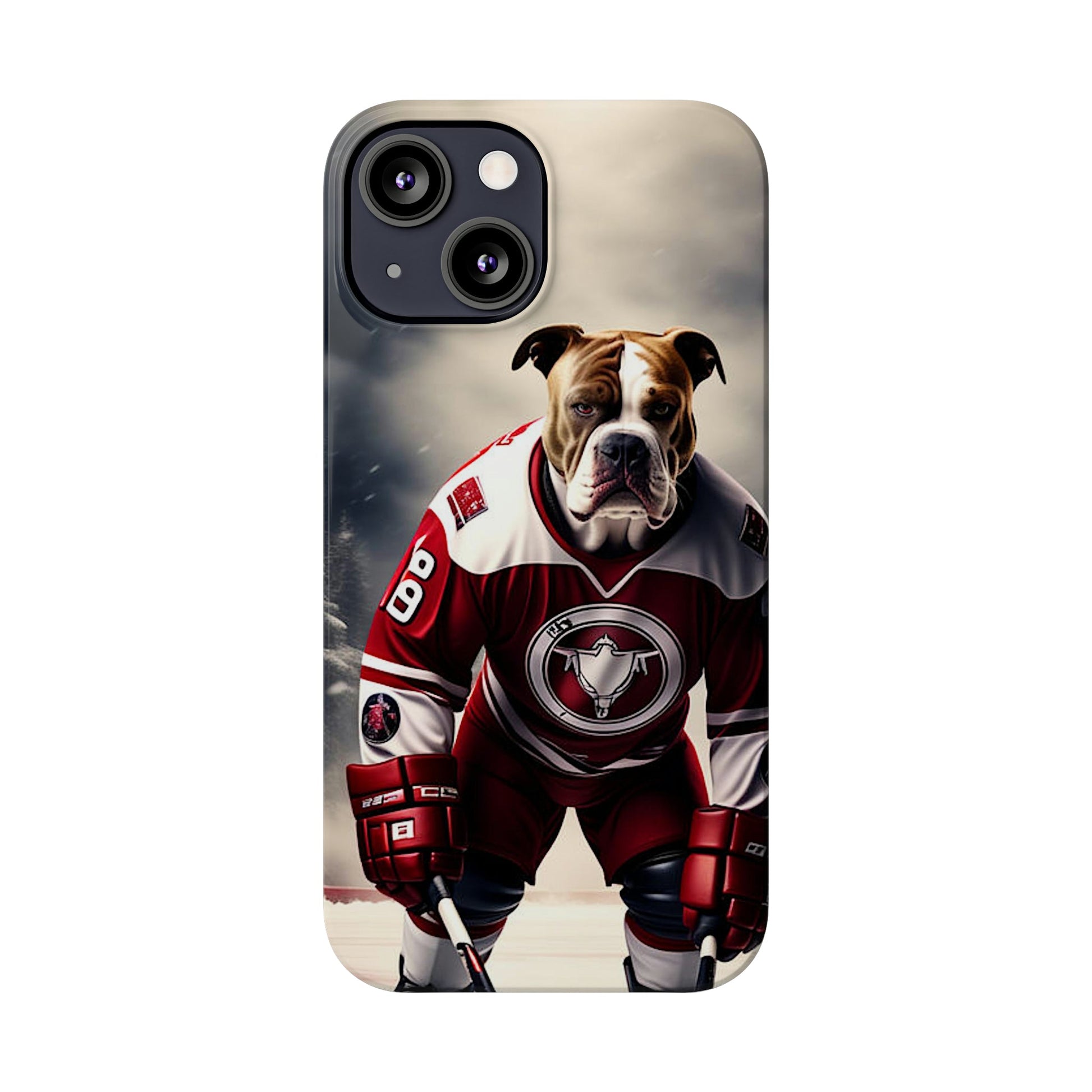 Ice Hockey Player Slim Phone Case - Colorwink