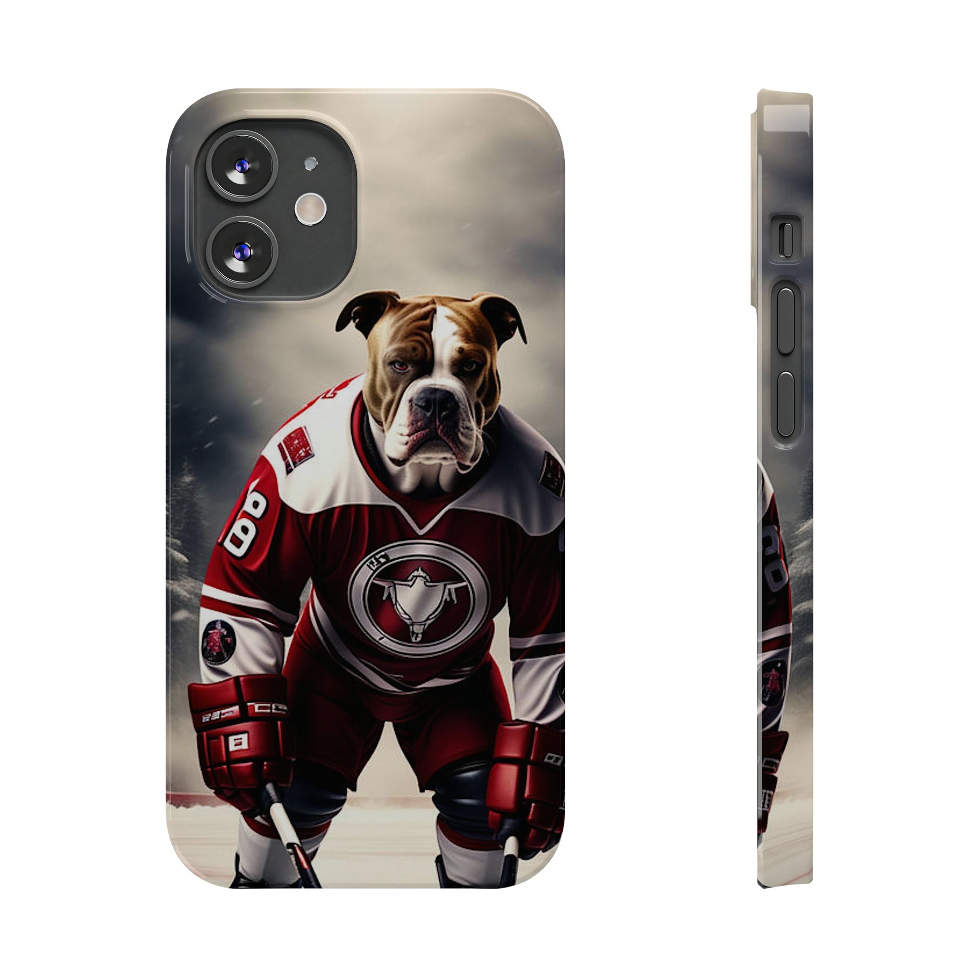 Ice Hockey Player Slim Phone Case - Colorwink