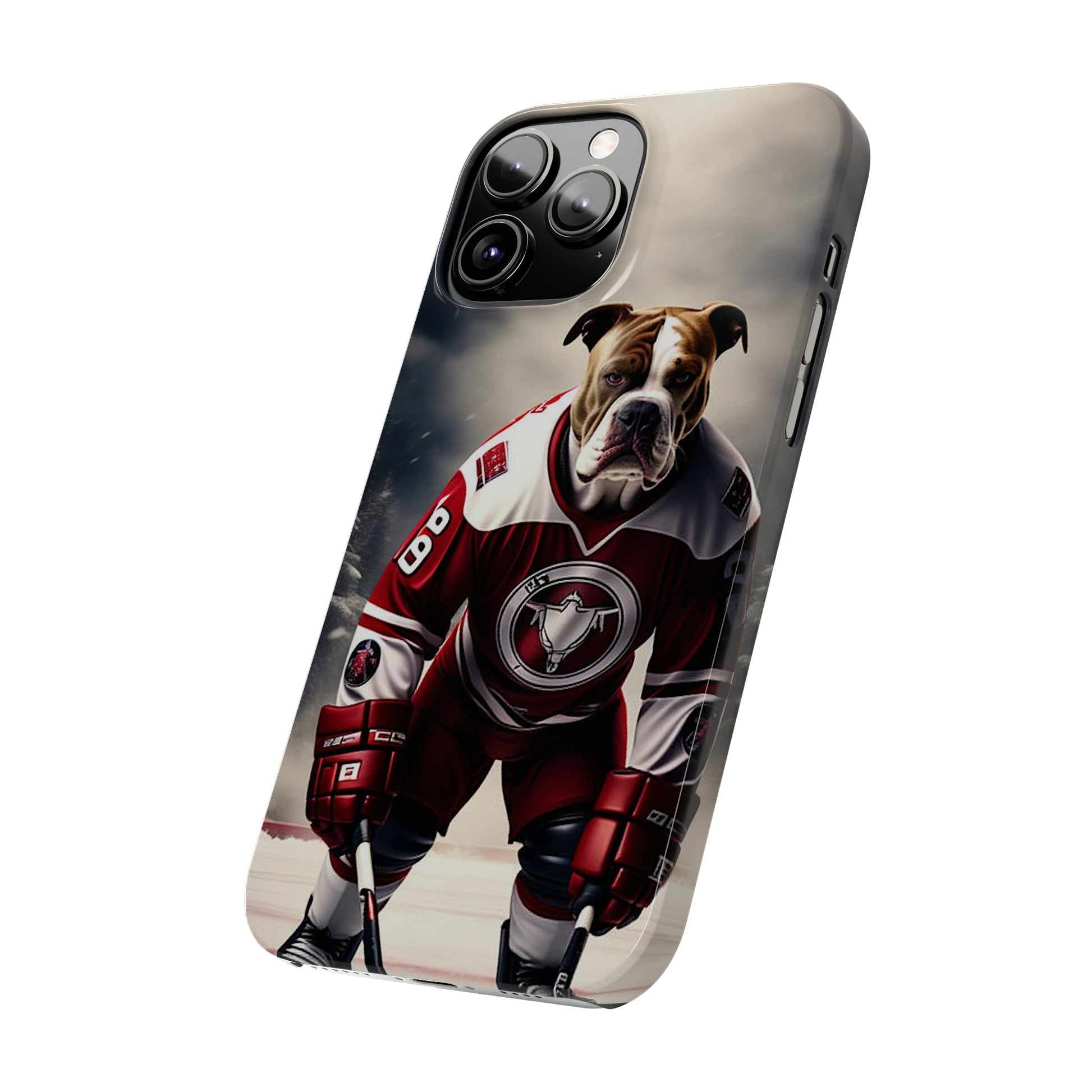 Ice Hockey Player Slim Phone Case - Colorwink