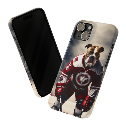 Ice Hockey Player Slim Phone Case - Colorwink