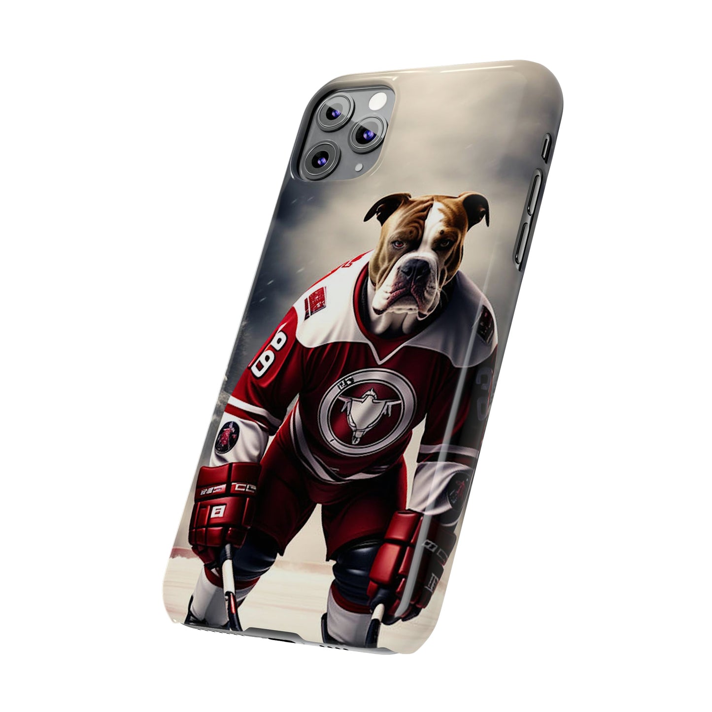 Ice Hockey Player Slim Phone Case - Colorwink