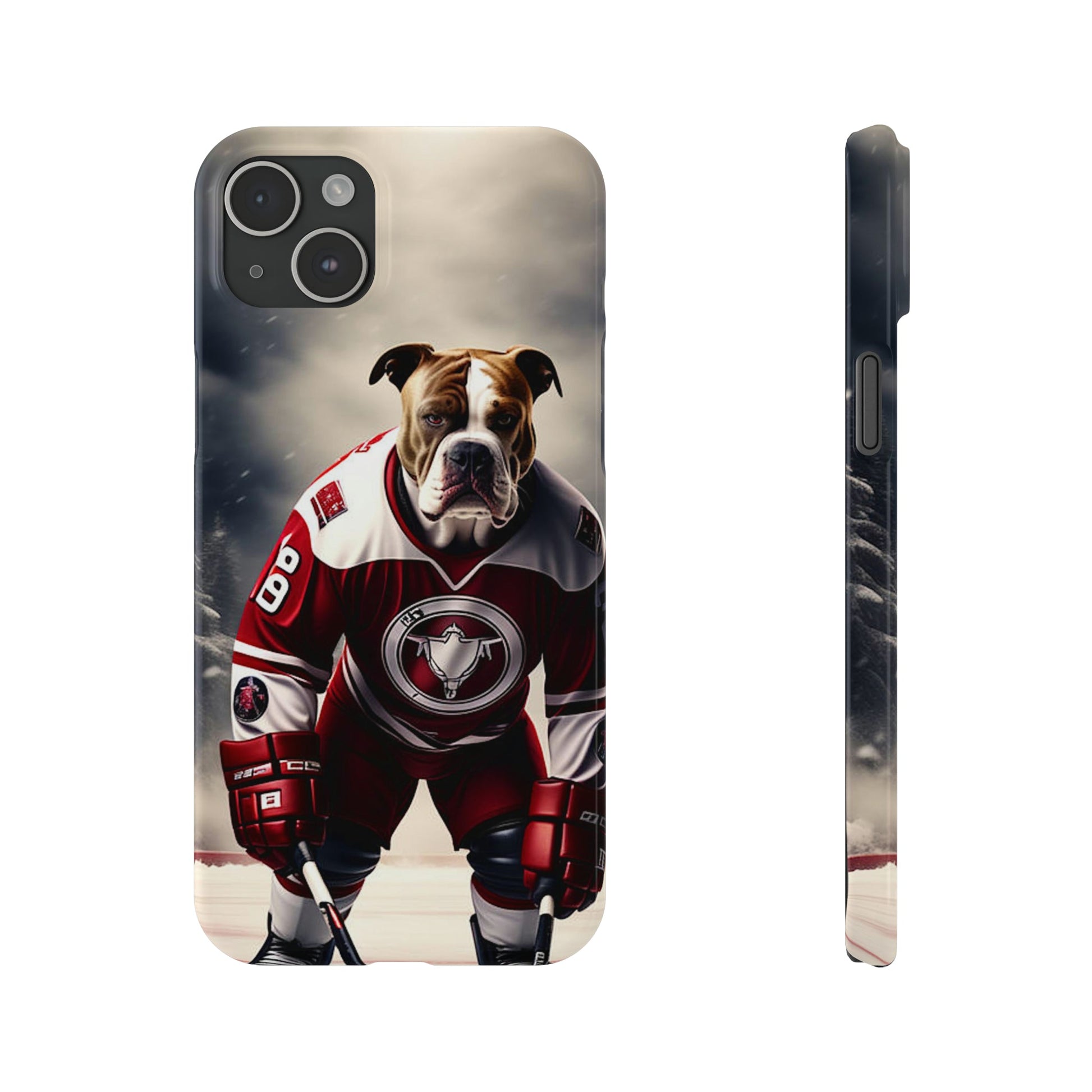 Ice Hockey Player Slim Phone Case - Colorwink