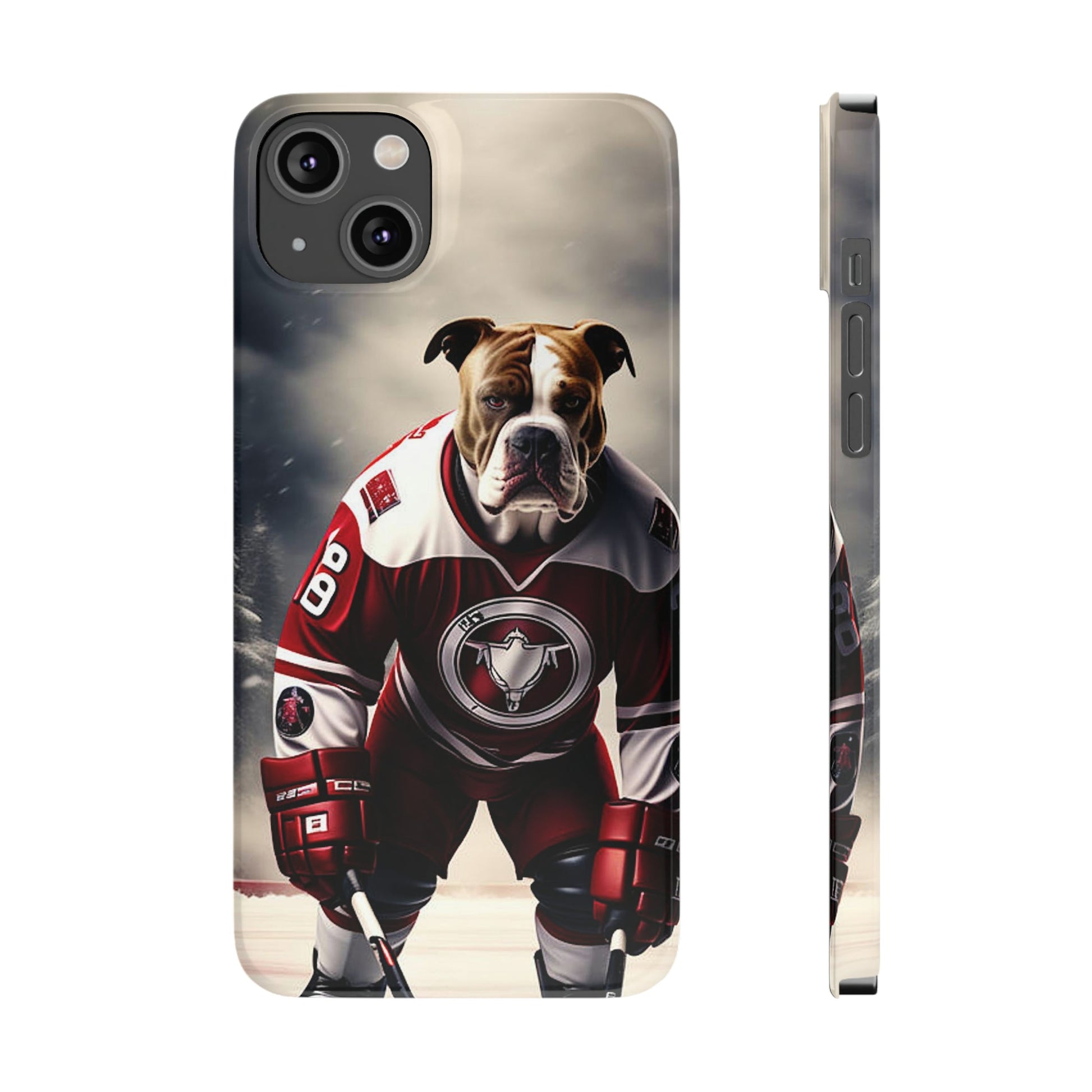 Ice Hockey Player Slim Phone Case - Colorwink