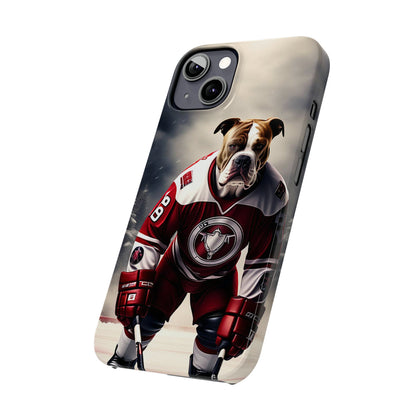 Ice Hockey Player Slim Phone Case - Colorwink