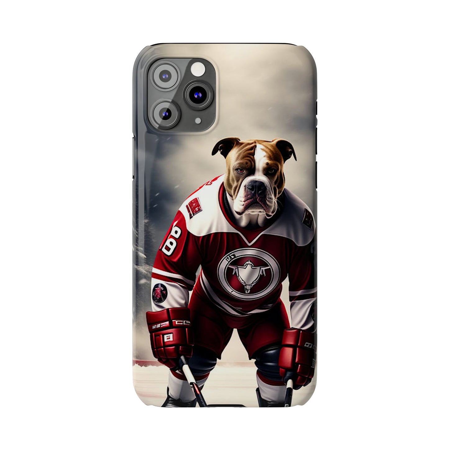 Ice Hockey Player Slim Phone Case - Colorwink