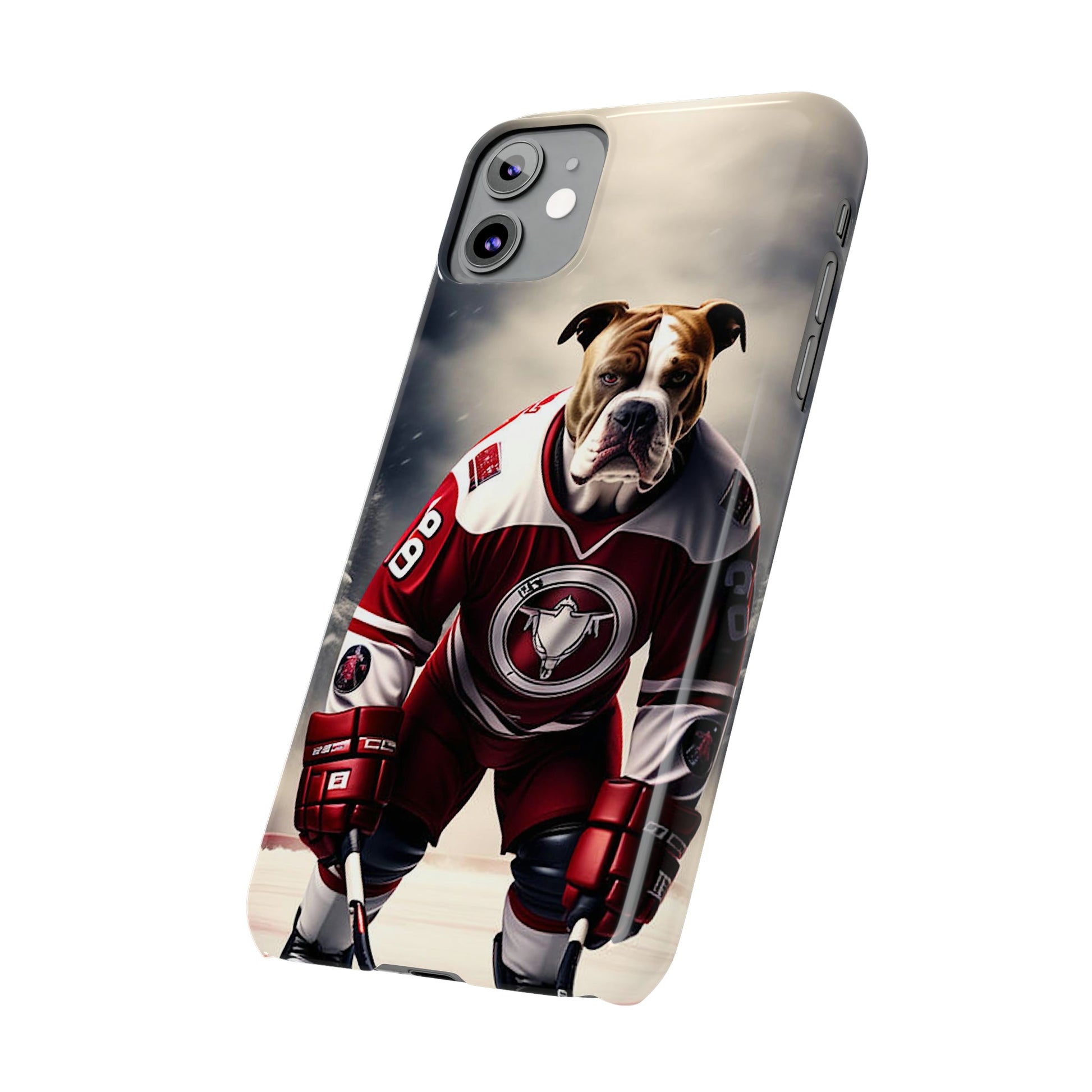 Ice Hockey Player Slim Phone Case - Colorwink