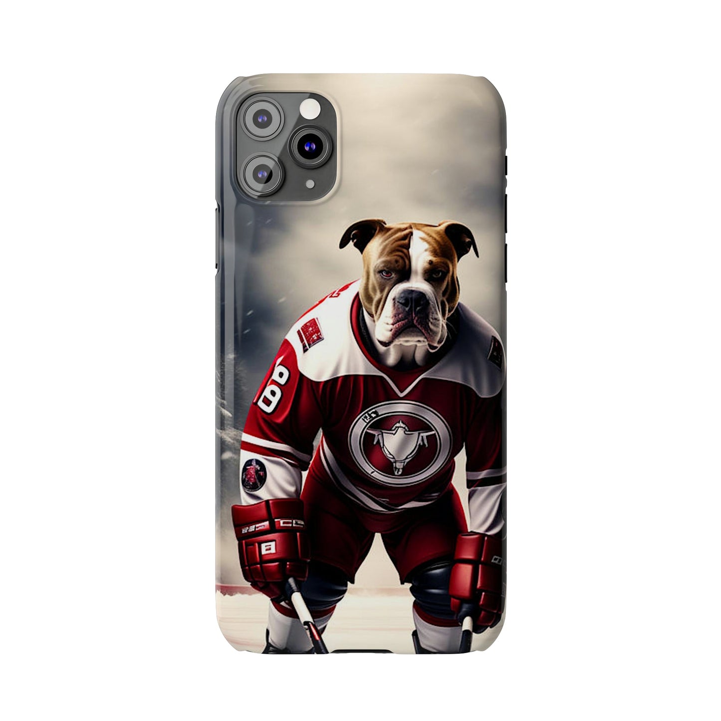 Ice Hockey Player Slim Phone Case - Colorwink