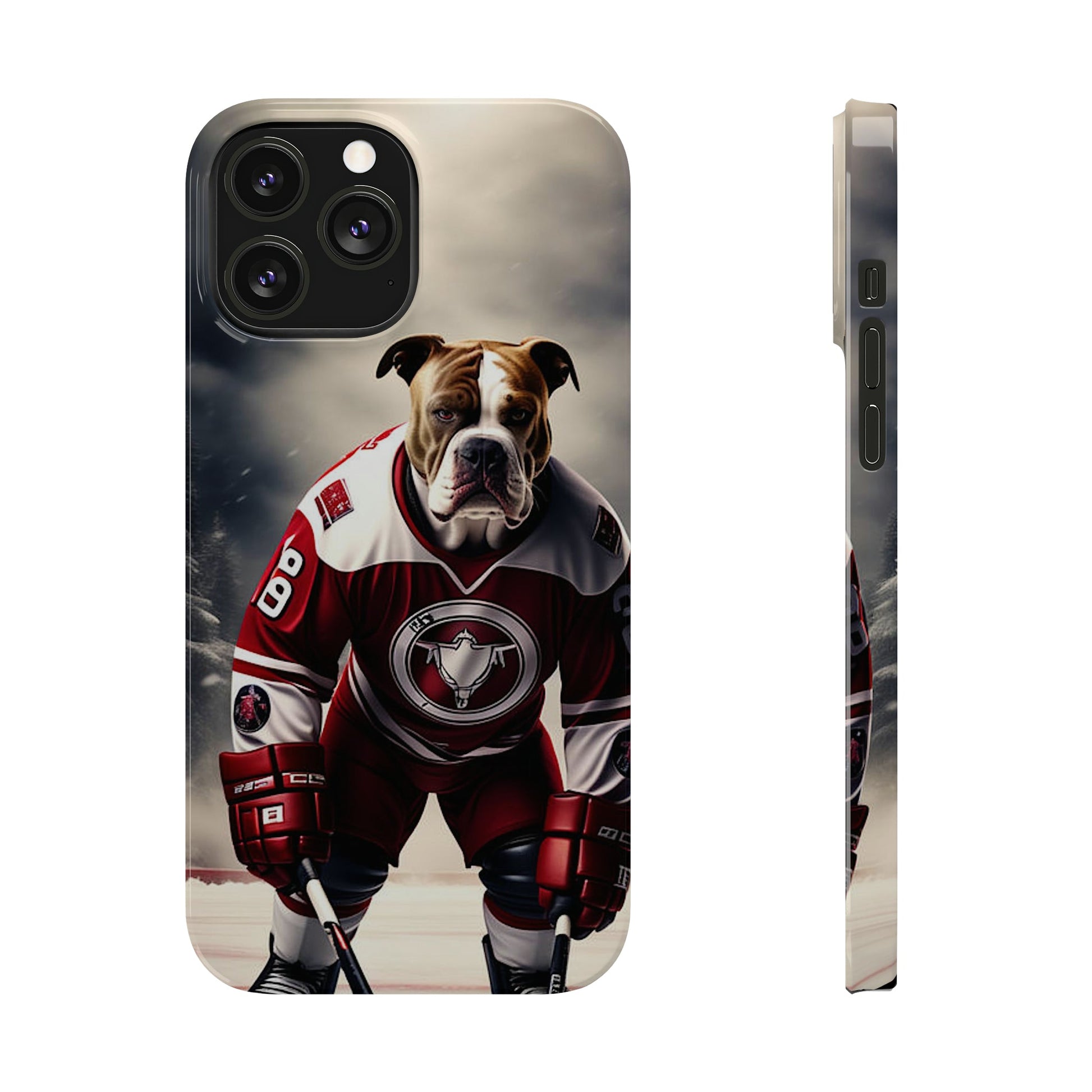 Ice Hockey Player Slim Phone Case - Colorwink