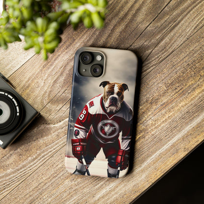 Ice Hockey Player Slim Phone Case - Colorwink