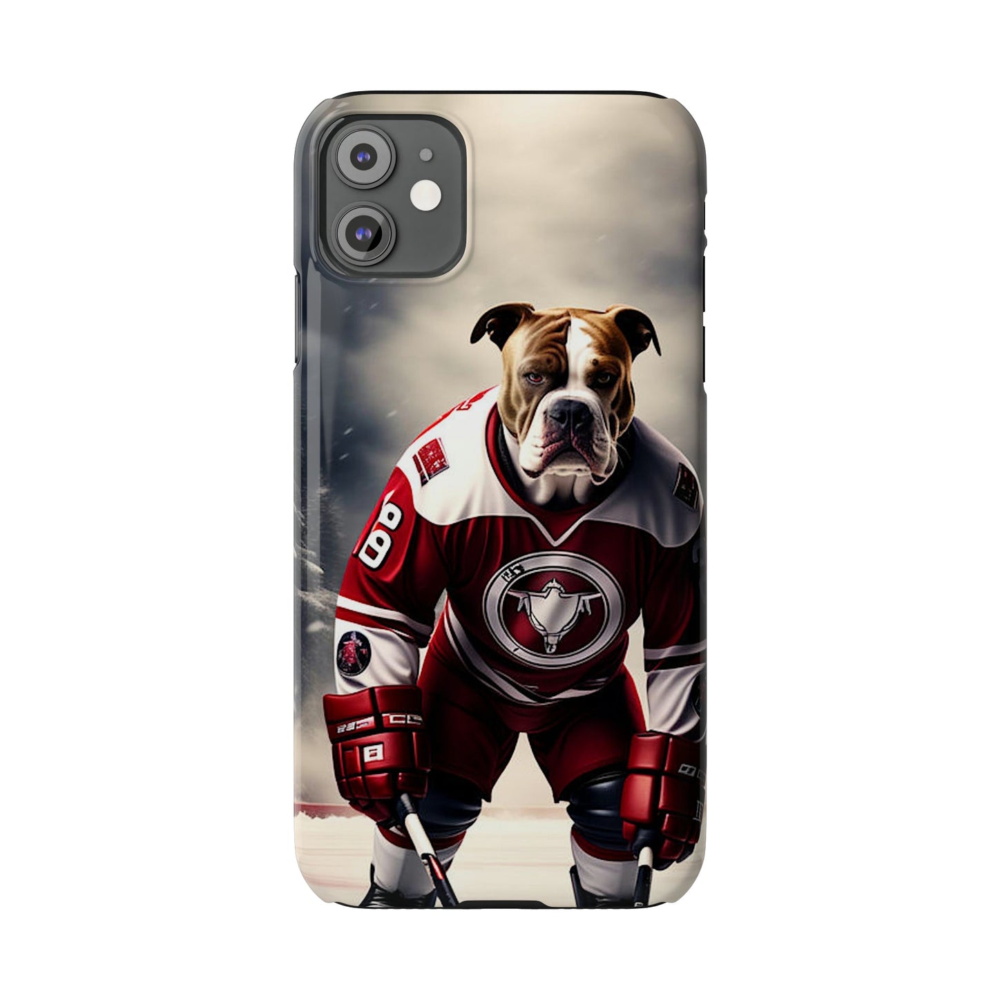 Ice Hockey Player Slim Phone Case - Colorwink