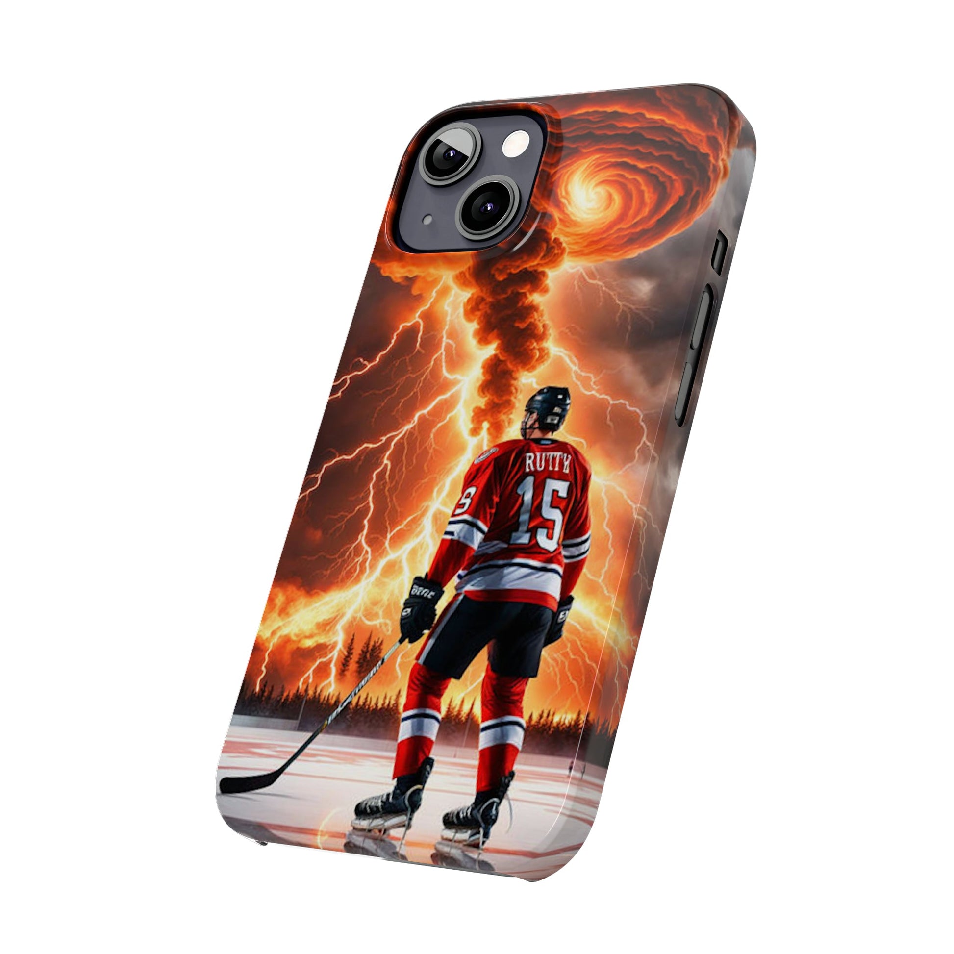 Ice Hockey Slim Phone Case - Colorwink