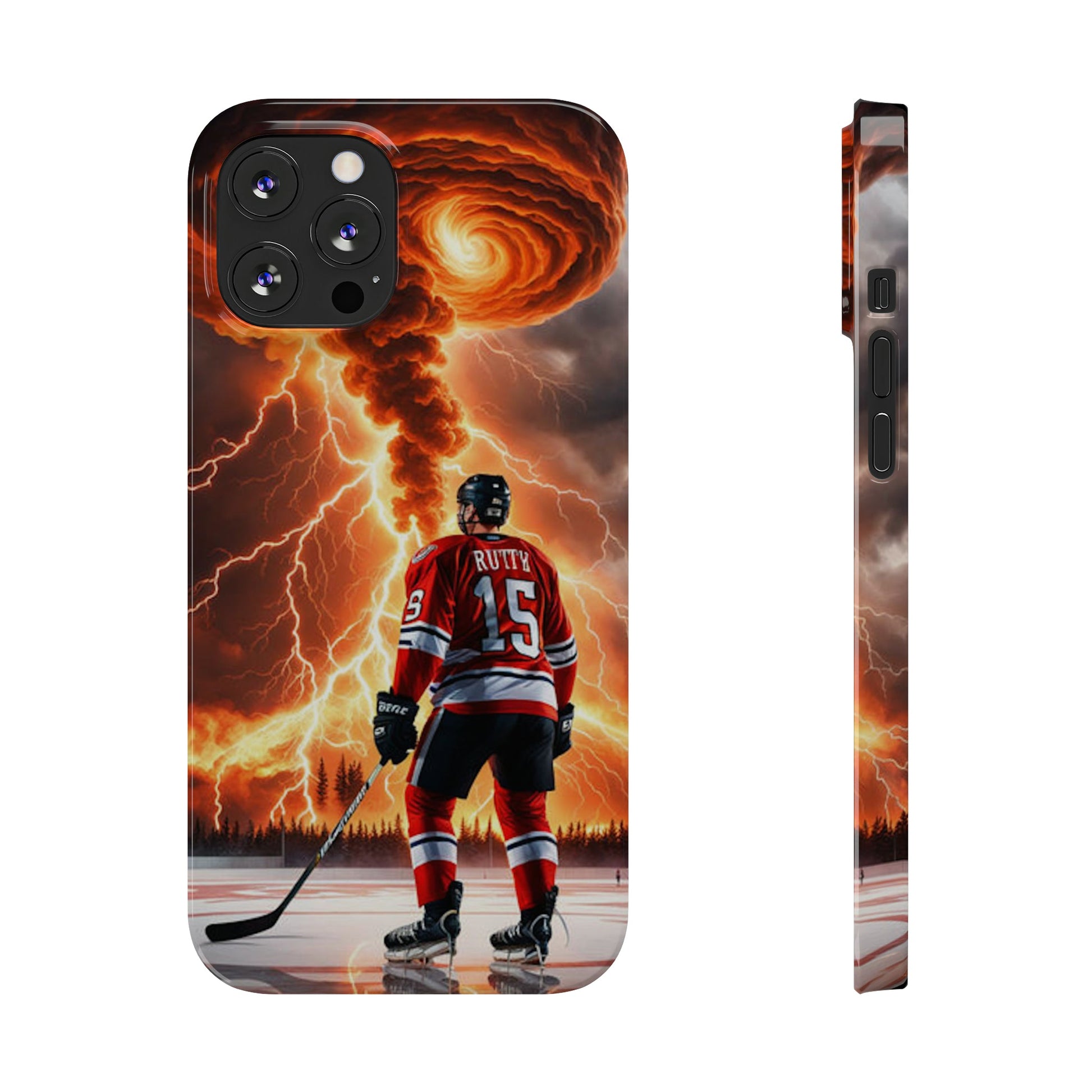 Ice Hockey Slim Phone Case - Colorwink