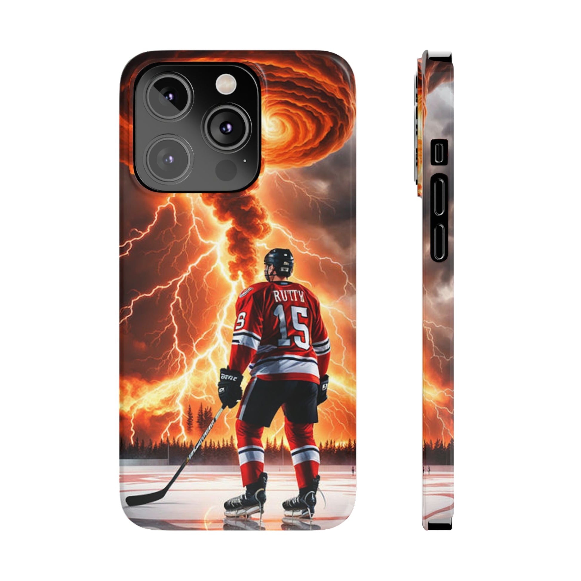 Ice Hockey Slim Phone Case - Colorwink