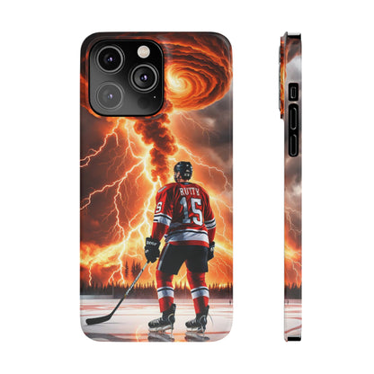 Ice Hockey Slim Phone Case - Colorwink