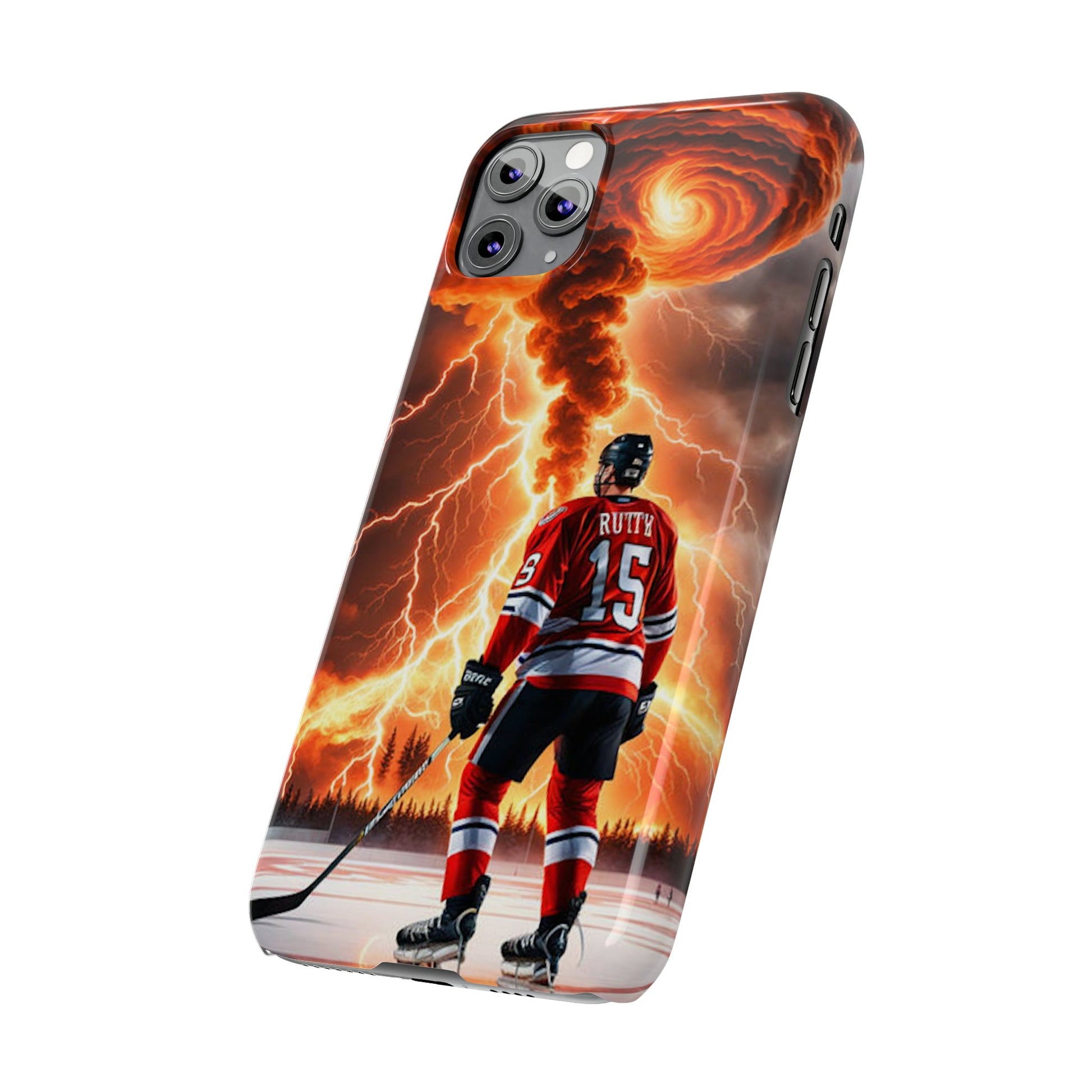 Ice Hockey Slim Phone Case - Colorwink