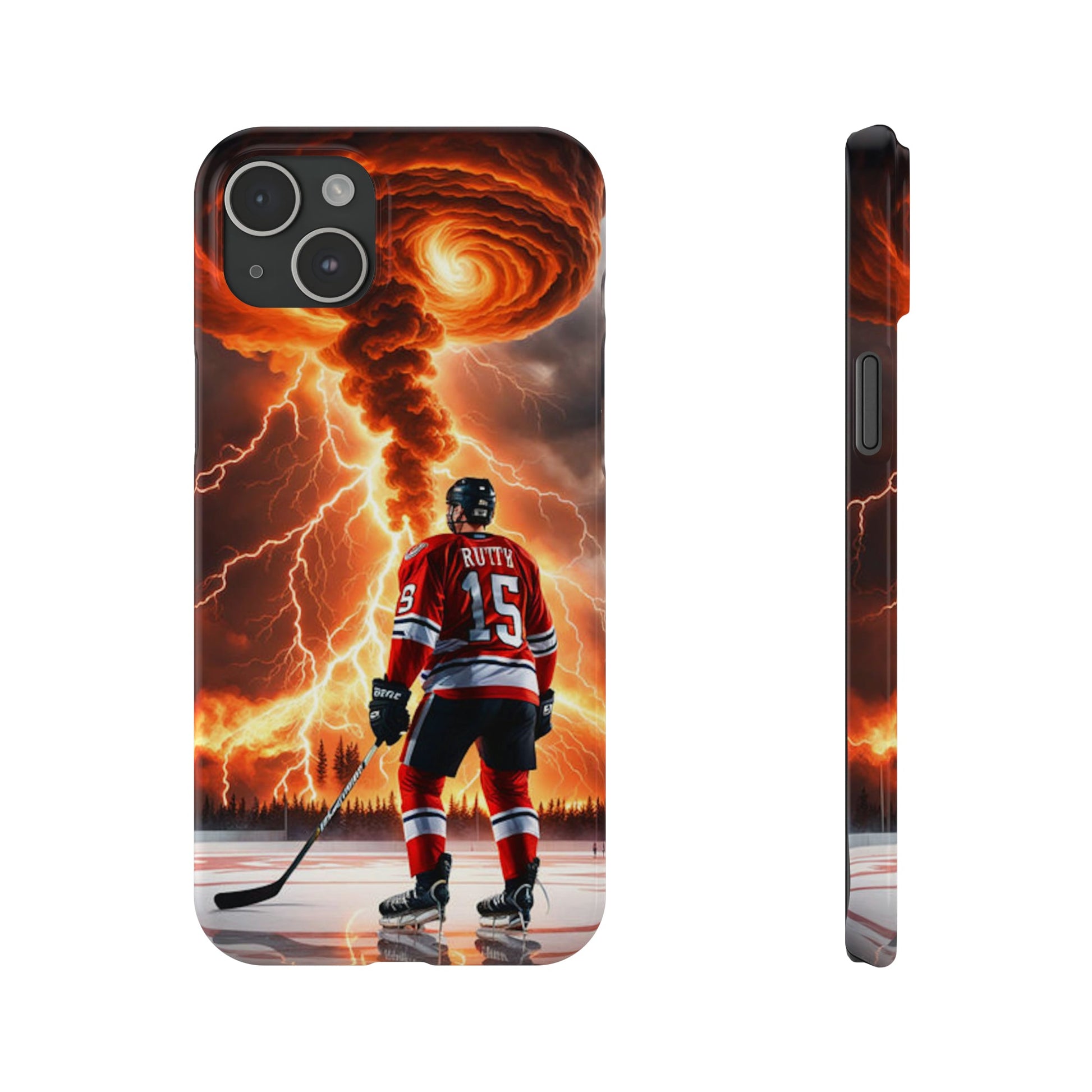 Ice Hockey Slim Phone Case - Colorwink