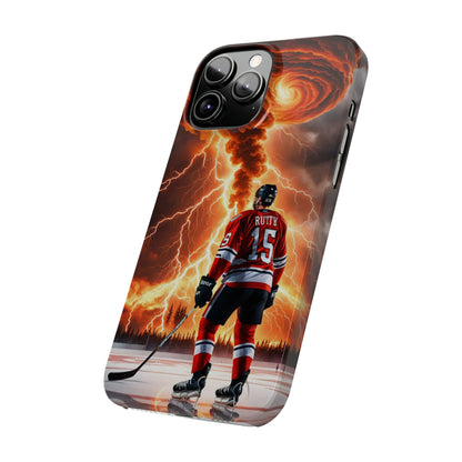 Ice Hockey Slim Phone Case - Colorwink