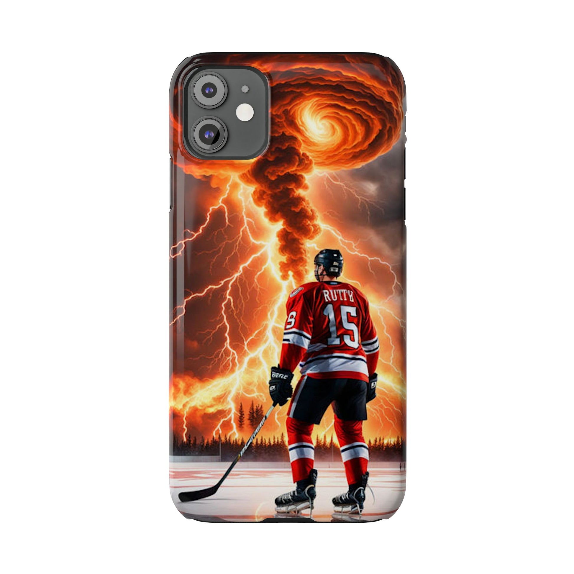 Ice Hockey Slim Phone Case - Colorwink